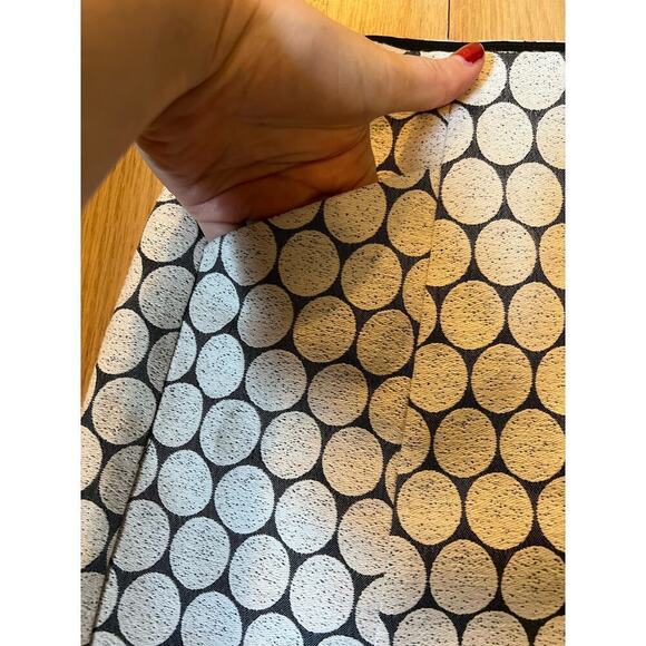 NWT J.Crew Honeycomb Polka Dot Mini Skirt Pencil White Black Women's 2 Holiday - Picture 4 of 9